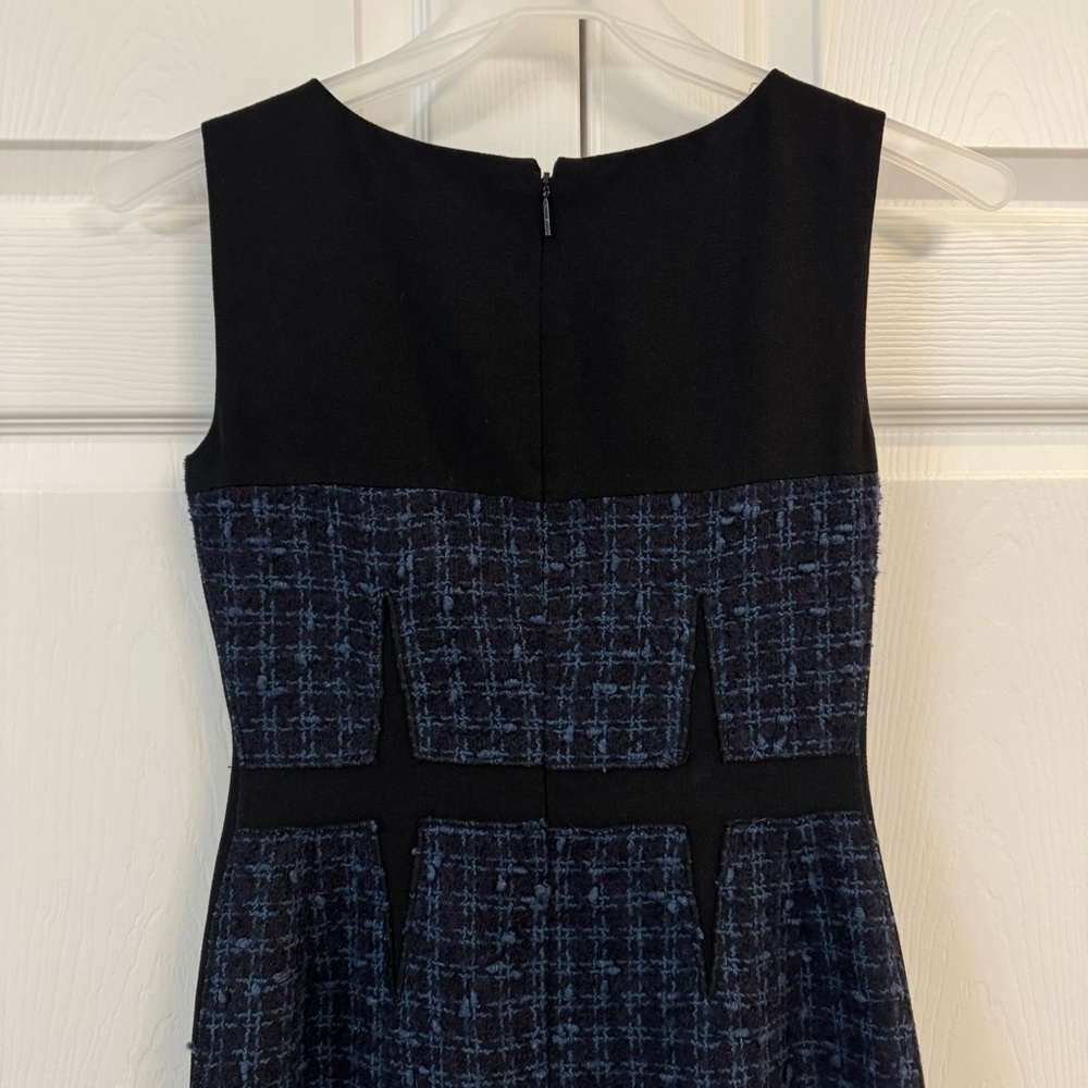 TORY BURCH Tweed Pattern Sheath MIDI Dress - Picture 8 of 10